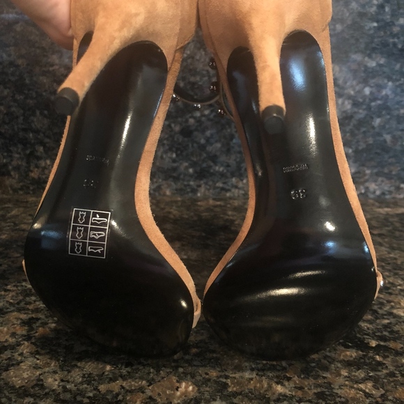 alexander wang antonia studded suede sandals - Picture 2 of 4